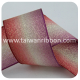 2010-15,Wired Metallic Rainbow Ribbon